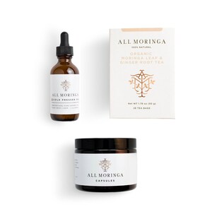 Moringa Nourishing Kit for New Moms | Skin Care, Nutrition & Lactation Support
