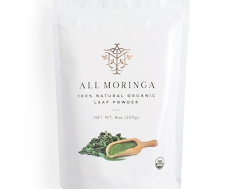 Bio-Moringa-Blattpulver: Ganz natürlich, USDA-zertifiziert
