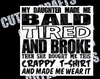 Father's Day SVG Daughter SVG Dad Svg Funny Dad