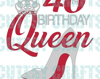 Archivo SVG de la Reina del 40 cumpleaños