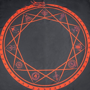 Qliphothic Magic Circle by Asenath Mason