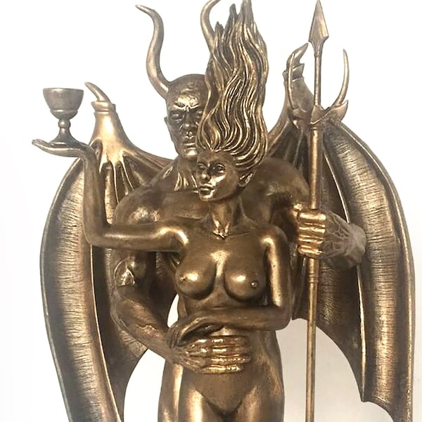 Lilith, Lucifer & Leviathan Statue