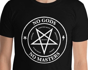 No Gods, No Masters | Magick & Anarchism T-Shirt