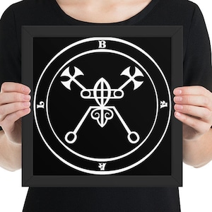Baal: Kungarnas Kung | Inramad Sigil-tavla