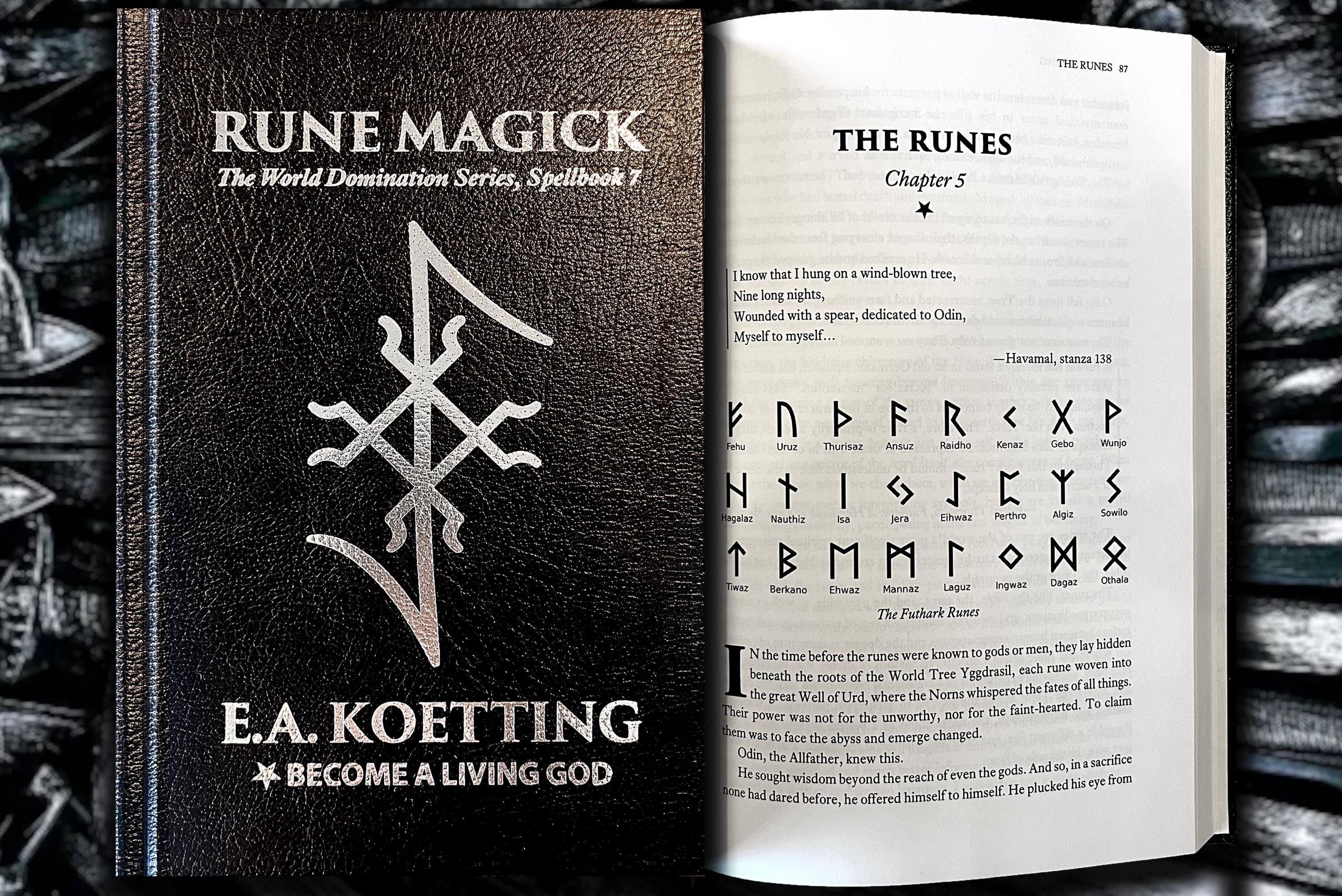 The Rune Magick Spellbook by E.A. Koetting - Etsy