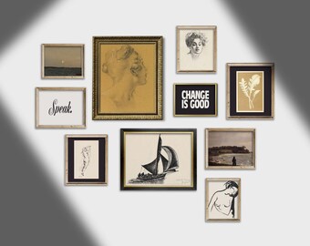 Moody Gallery Wall - Etsy