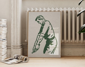 Golf Gift for Men | Vintage Instant Printable | Retro Sports Wall Art | Golf Downloadable Prints | ArtSaltPlace Digital Download