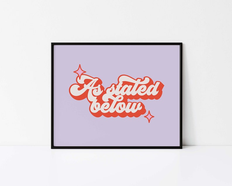 Home Office Wall Art Colorful Desk Print as Stated Below Etsy