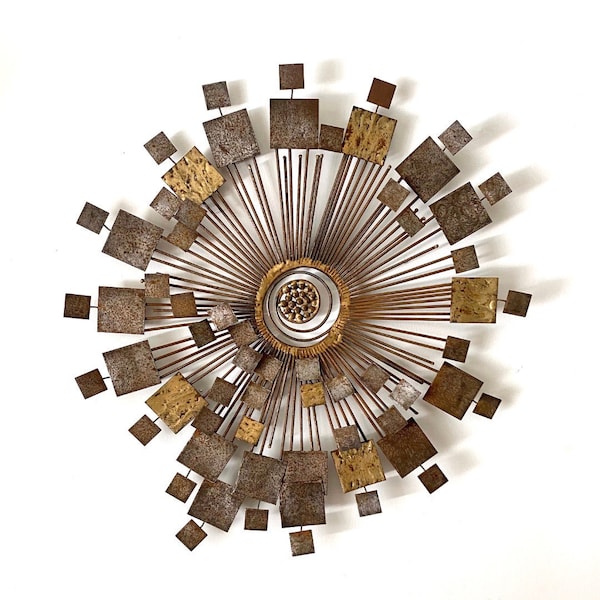 Mid Century Wall Sculpture Etsy