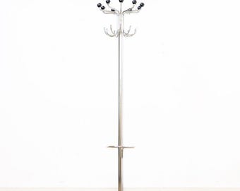 1970s Postmodern Bauhaus Hat & Coat Rack Stand (3)