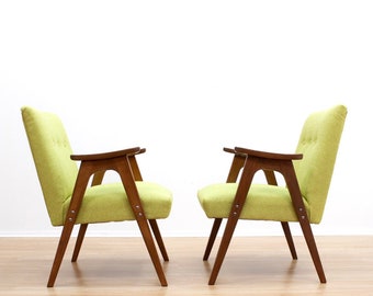 Pair of Mid Century Cocktail Chairs 1950s Lounge Chairs