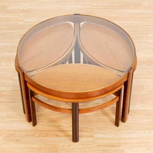 Mid Century Trinity Nesting Table by Nathan Furniture