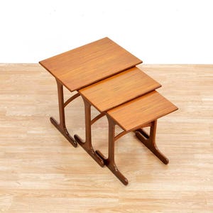 Mid Century Teak Nesting Side Tables by G Plan Coffee Table End Table