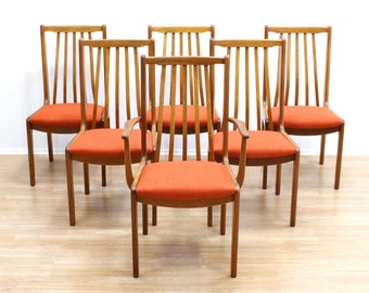 Set of Six Mid Century Dining Chairs by Portwood