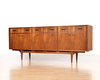Mid Century Rosewood Credenza by McIntosh