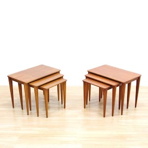 Pair of Mid Century Nesting Side Tables by Gordon Russell