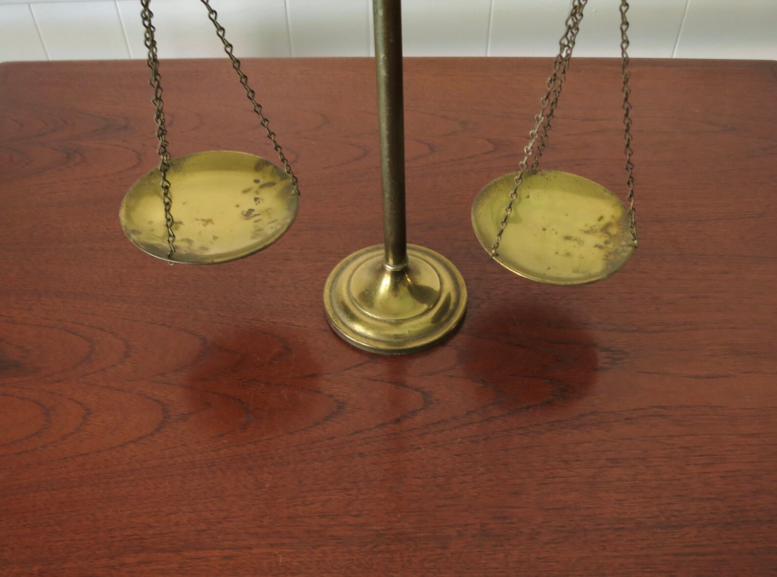 Vintage Brass Scales of Justice Mid Century Balance Scales Etsy