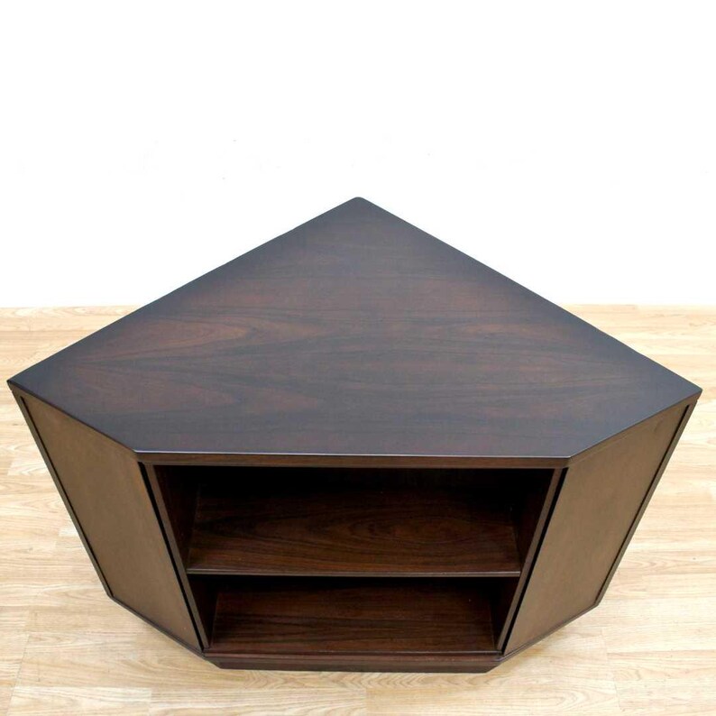 Danish Modern Revolving Corner Bar in Rosewood by Vildbjerg Mobelfabrik ...