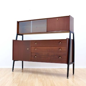 Mid Century Hutch Credenza by Nathan Furniture