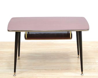 Mid Century Atomic Rectangle Coffee Side Table