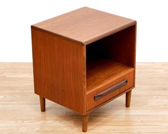 Mid Century Teak Nightstand by G Plan Bedside Table