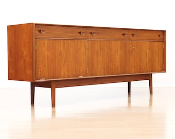 Dalescraft Teak Credenza | Malcolm David Walker Credenza | Mid Century British Sideboard | Vintage Teak Cabinet