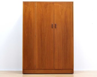 Large Teak Vintage Armoire by G Plan Mid Century Entryway Closet