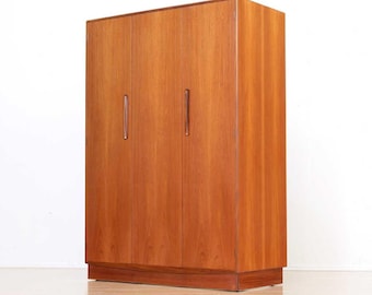 Mid Century Teak Triple Armoire by VB Wilkins for G Plan