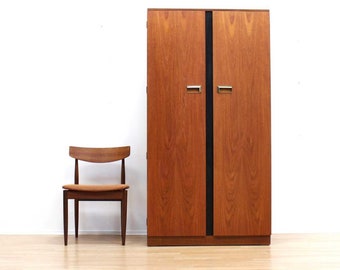 Mid Century Teak Armoire by Limelight Furniture Entryway Coat Closet