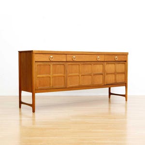 Mid Century Teak Credenza by Nathan Furniture