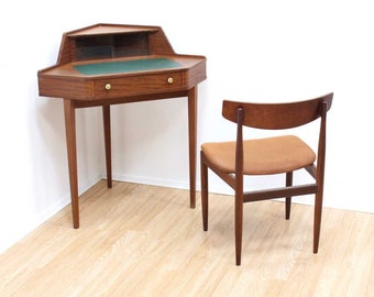 Mid Century Corner Desk by Golden Key Furniture