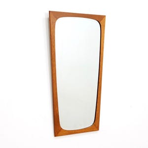 1960s Vintage Danish Teak Wall Mirror
