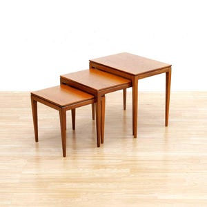 Set of 1960s Danish Modern Nesting Tables