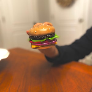 Ensemble de sous-bocks faits main de hamburger, sous-bocks faits main de boisson de hamburger image 1
