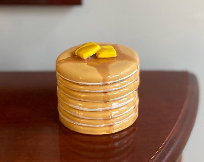 Pancake lovers gift trinket jar