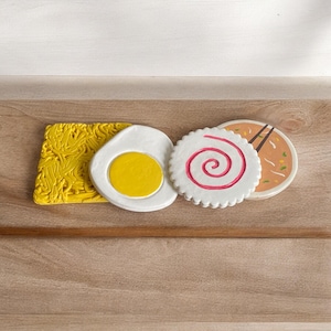 Ramen noodle coaster set of 4