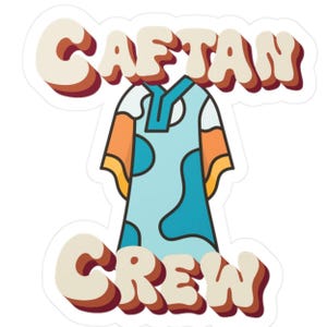 Caftan Crew Mrs. ROPER Kiss-Cut Vinyl Decals