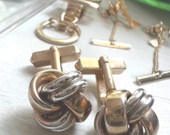 Vintage Swank Knot Cufflinks from Estate Sale