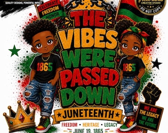 Diseño PNG de Juneteenth / Gráfico para camiseta de herencia afroamericana (Descarga digital)