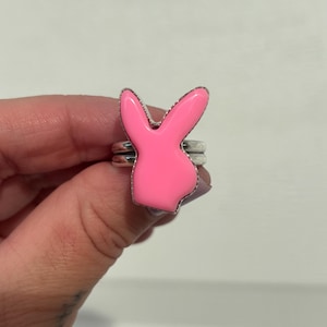 SIZE 8 JSK Pink Playboy Sterling Silver ring