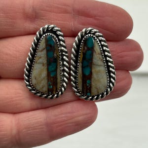 JSK Royston River Turquoise Stud Earrings