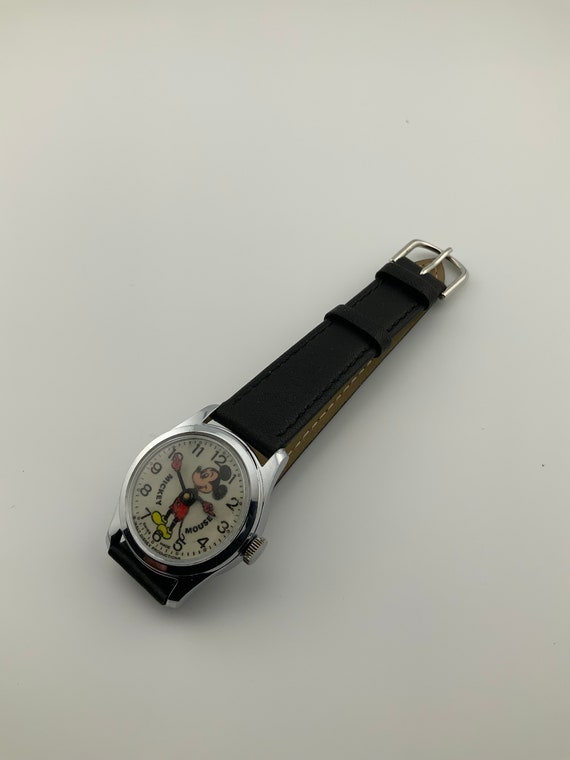Vintage Mickey Mouse Manual Wind Wristwatch - image 4
