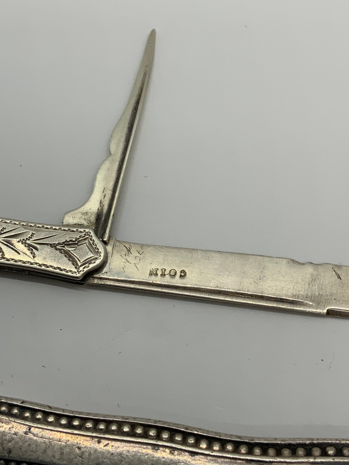 Antique Sterling Silver Fruit Knives Lot of 3 Etsy