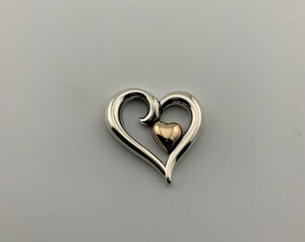 James Avery Sterling Silver Heart and Arrow Chain Necklace