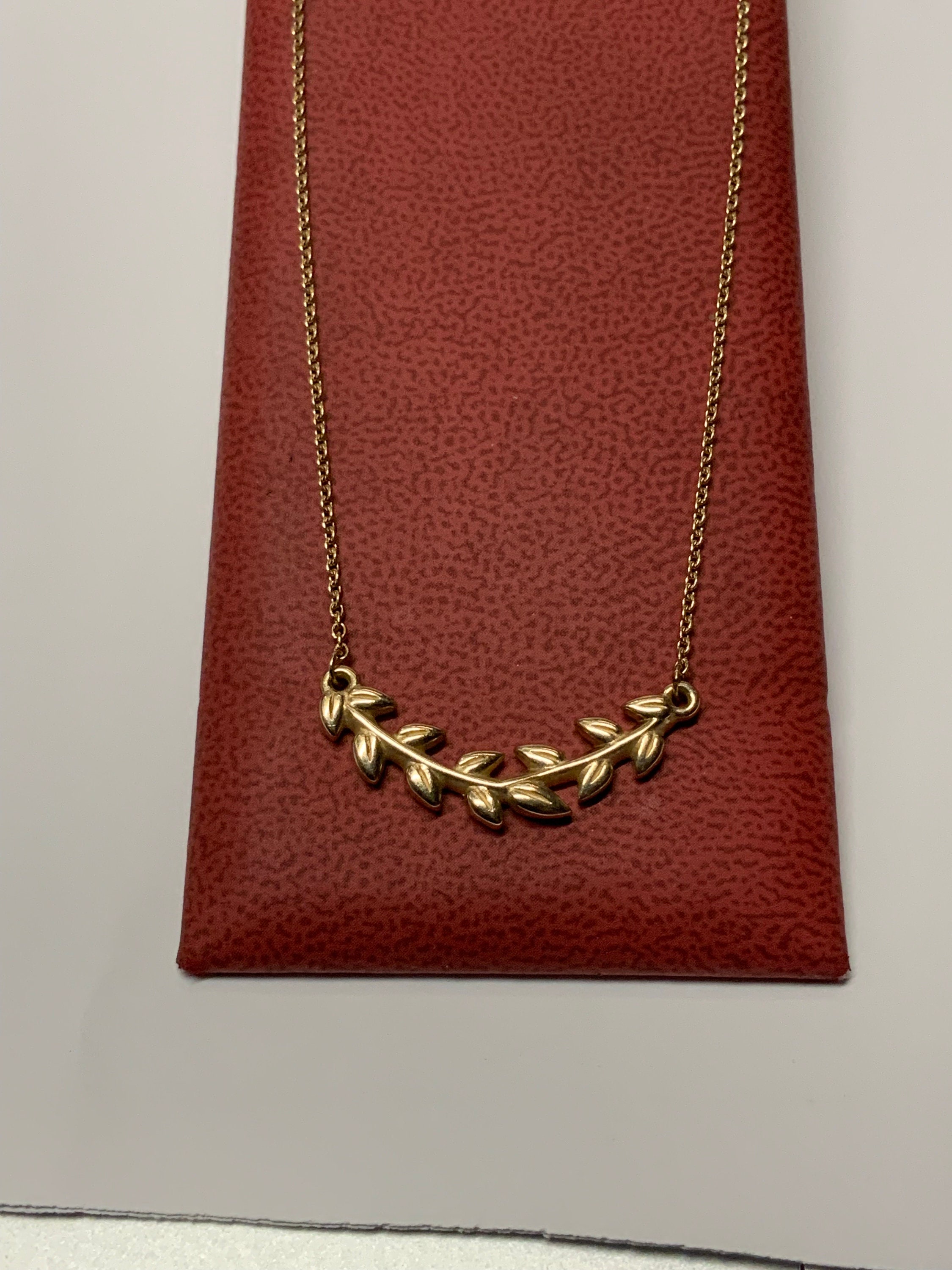 James Avery 14k Gold Delicate Vines Necklace Etsy Australia