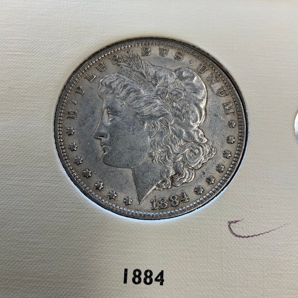 1884 United States Morgan Silver Dollar