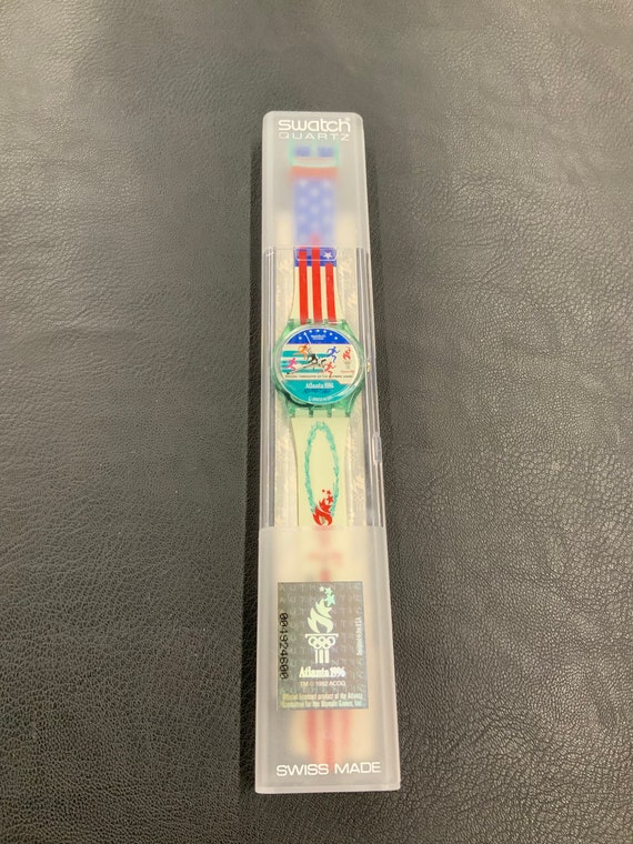 Swatch 1996 Olympics Special Edition Wristwatch - image 3
