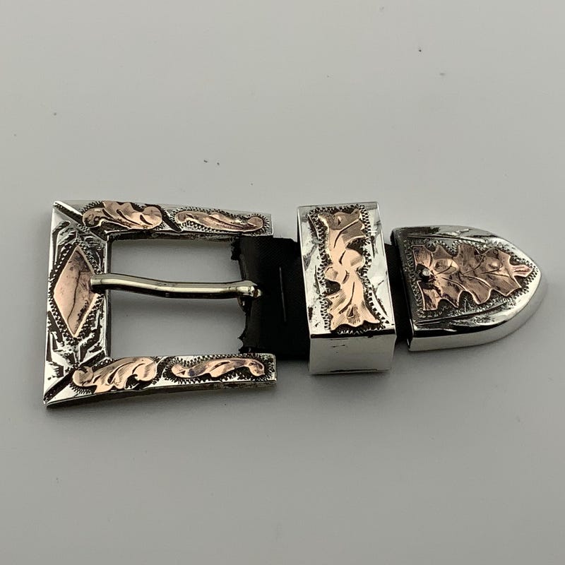 sterling belt buckle