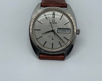Vintage Omega Constellation Automatic Mens Stainless Steel Watch with Beautiful Original Dial