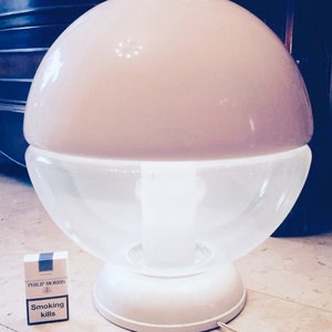 Big XXL Murano Desk Lamp Original Mazzega Design Nason 70s
